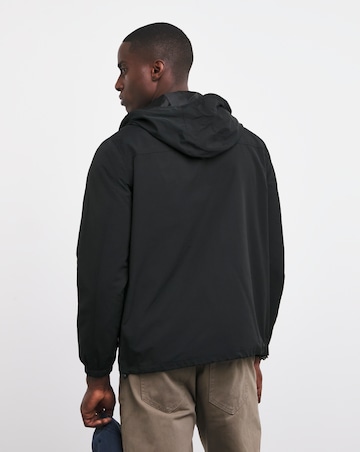 Hooded Black Lightweight Hooded Jacket