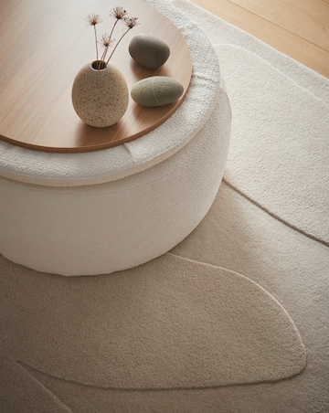 Sculptured Wool Pebble Rug