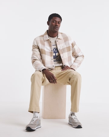 Timberland High Pile Lined Overshirt - Natural