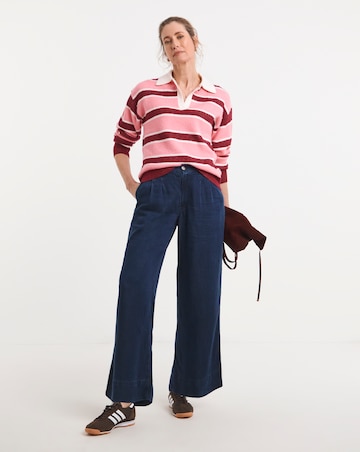 Stripe Knitted Rugby Jumper