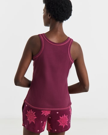 Pretty Secrets (2 Pack) Ribbed Pyjama Short Sets