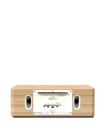 Pure Classic C D6 CD Player & Digital Radio White/Oak