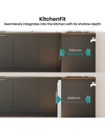 Hisense KitchenFit 5i Series WF5I1245BWR 12kg Washing Machine - White