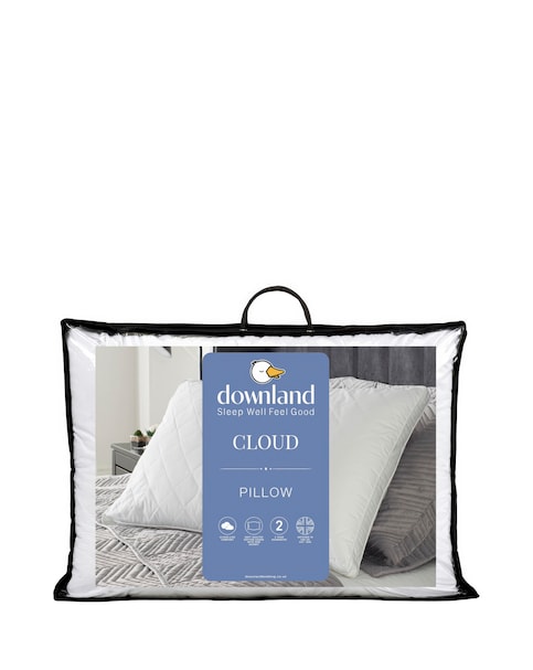 Downland Cloud Quilted Cotton Pillow