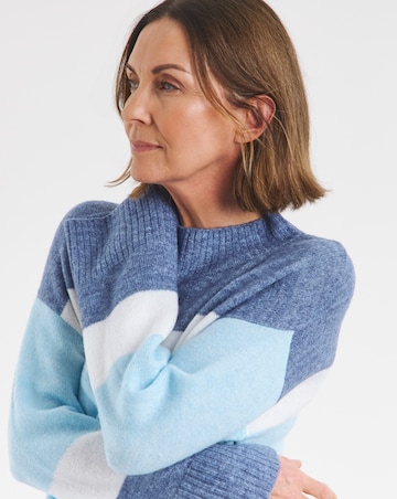 Blue Colour Block Tunic