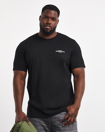 Jack & Jones Conte Short Sleeve Crew Neck Back Graphic T-Shirt