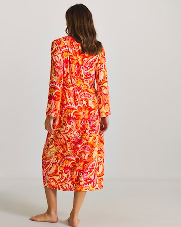 Figleaves Floral Gown With Bag And Eye Mask