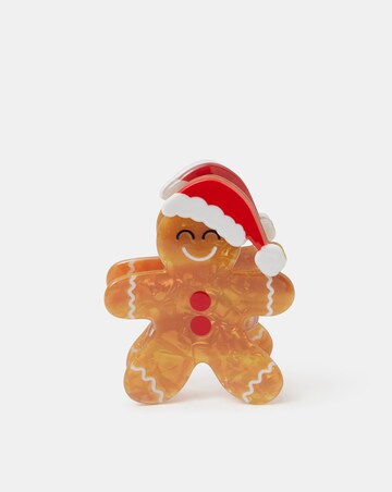 Accessorize Gingerbread Claw Clip