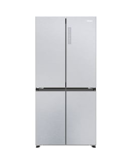 Haier Cube 83 Series 3 HCR3818ENMG American Fridge Freezer Silver + Install