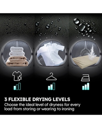 Haier X7 HD100-C367U1-UK Wi-Fi 10kg Heat Pump Tumble Dryer White