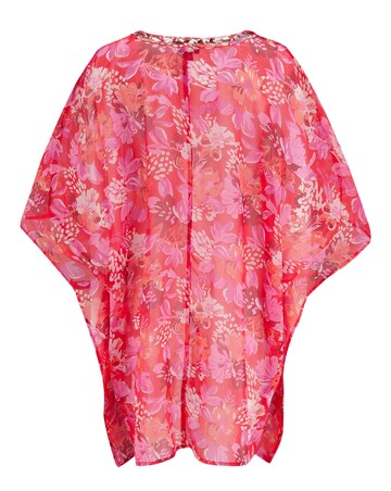 Pour Moi Chiffon V Neck Embellished Kaftan