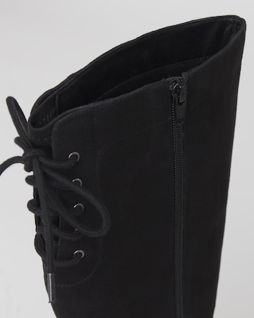 Rome Lace Up Back Riding Boots - Extra Wide Fit (EEE) & Super Curvy Calf