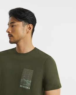 Snowdonia Crew Neck Graphic T-Shirt