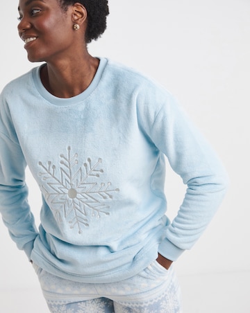 Pretty Secrets Christmas Giftable Fleece Pyjama Set & Fluffy Socks