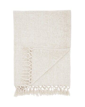 Catherine Lansfield Plain Chenille Throw