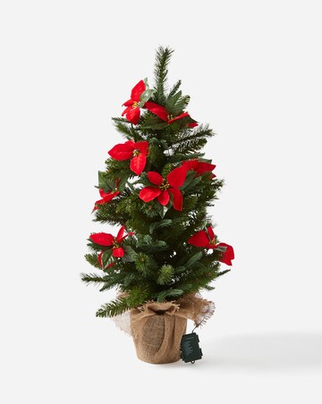 Christmas Poinsettia 3FT Christmas Tree