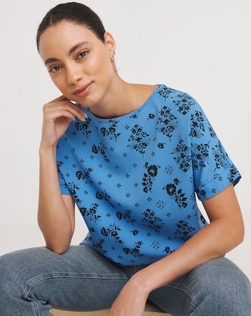 Blue Print Longline Boxy Top