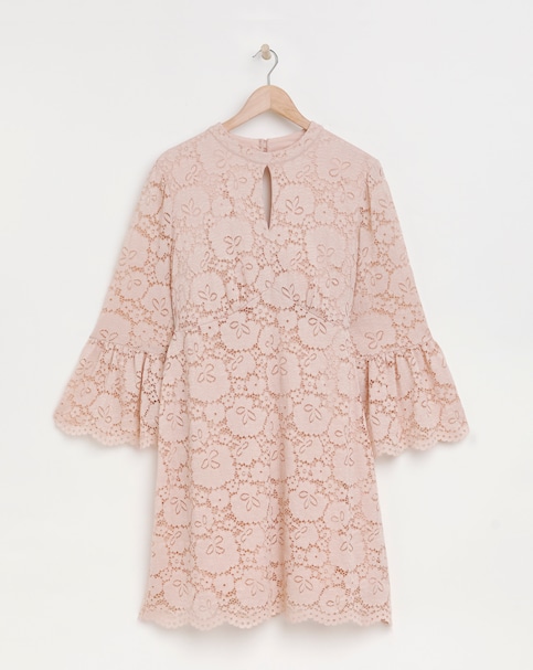 Joanna Hope Lace Shift Dress