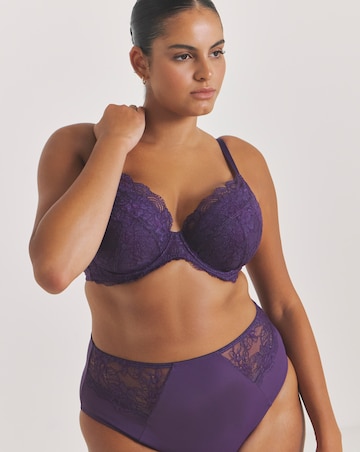 Pretty Secrets (2 Pack) New Ella Wired Padded Plunge Bras (B-G) Fig/Cherry
