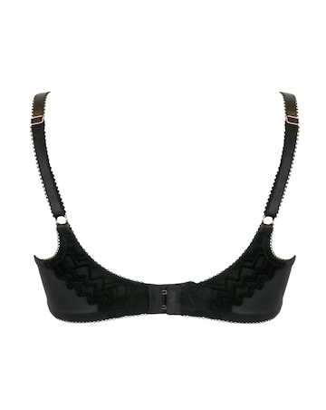 Pour Moi Mixology Full Cup Wired Non Pad Side Support Bra Black