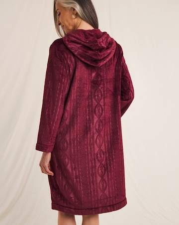 Pretty Secrets Zip Fleece Dressing Gown