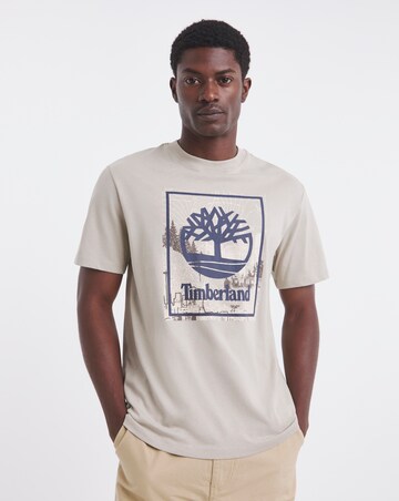 Timberland Tree Graphic T-Shirt - Natural