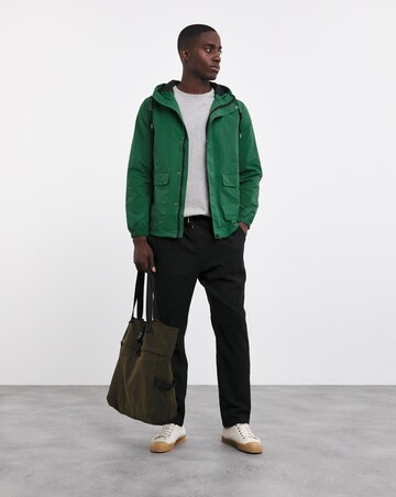 Hooded Lightweight Green Jacket