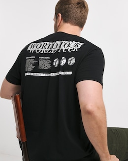 World Tour Graphic T-Shirt Long Length