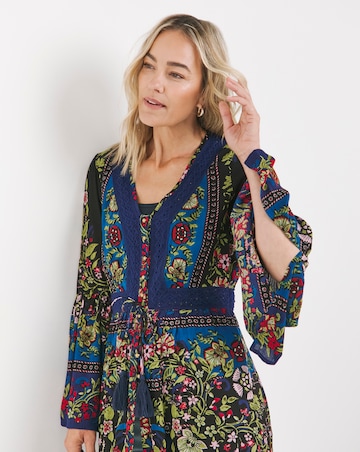Joe Browns Marine Boho Crinkle Maxi Dress | Ambrose Wilson Joe Browns Marine Boho Crinkle Maxi Dress | Ambrose Wilson