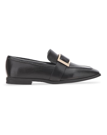 Square Trim Loafer on Flexi Sole - Extra Wide Fit (EEE)