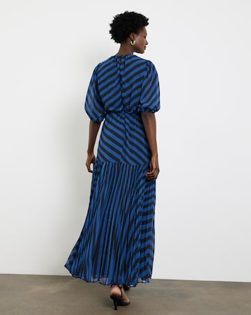 Joanna Hope Stripe Print Tea Dress