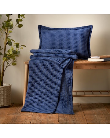 Pineapple Elephant Jaipur Waffle Cotton Throw