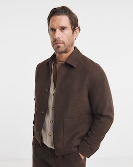 Tailored Tweed Button Through Jacket