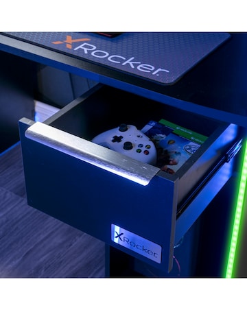 X Rocker Electra LED & Wireless Charging Desk