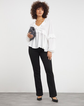 24/7 Black Straight Leg Jeans made with Organic Cotton