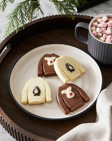 Choc on Choc Belgian Chocolate Milk And White Christmas Jumpers