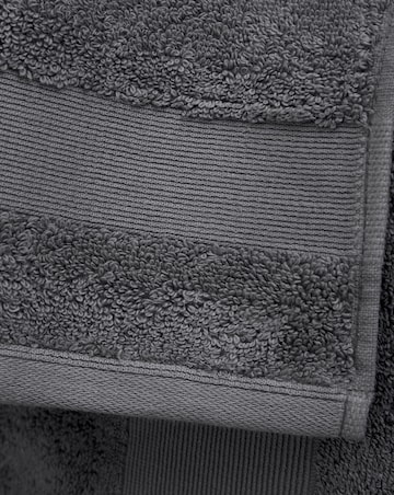 Catherine Lansfield Anti Bacterial 6 Piece Towel Bale Charcoal