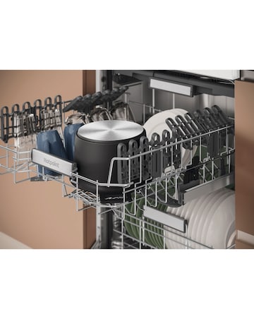 Hotpoint Maxi Space H7F HS41 UK Full Size Dishwasher - 15 Place Settings - White