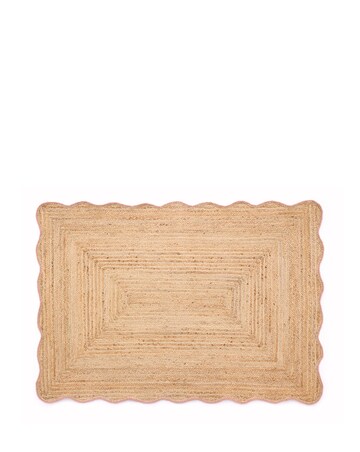 Jute Escallop Rug