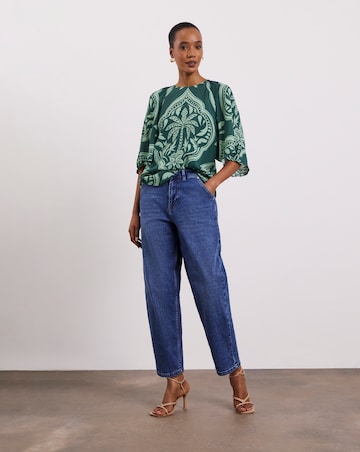 Joanna Hope Floral Printed Blouse