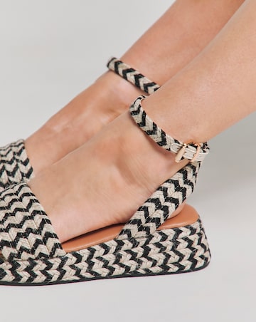 Orla Low Espadrille Wedge Sandals Extra Wide EEE Fit