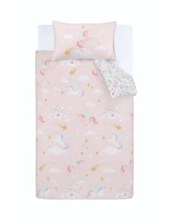 Catherine Lansfield Fairytale Unicorn Duvet Cover Set