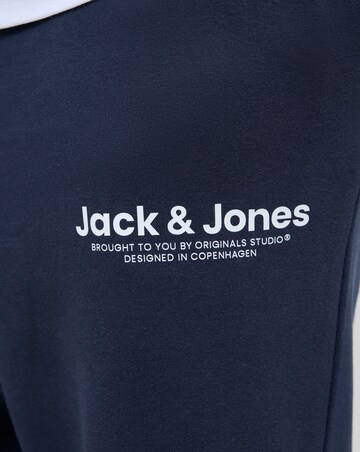 Jack & Jones Versterbro Logo 1/4 Zip Sweat & Jogger - Navy