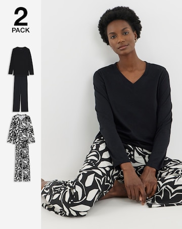 JD Williams (2 Pack) Value Pyjama Sets