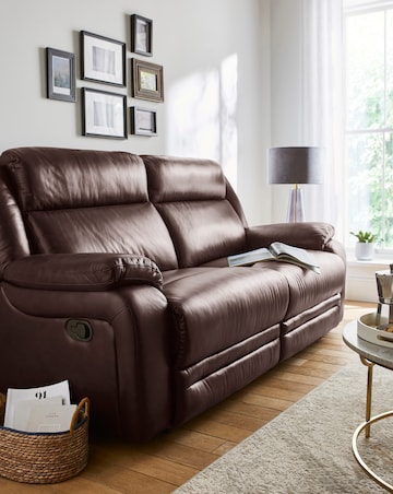 Croft Leather Recliner 3 Seater Sofa