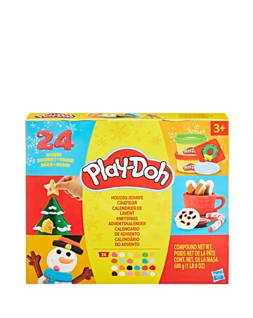 Play-Doh Holiday Advent Calendar, 24 Days of Surprise Toys for Kids 3+