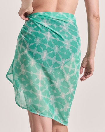 Tie Dye Print Beach Midi Sarong