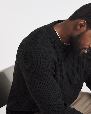 Jack & Jones Global Knitted Jumper - Black