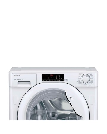 Candy CBW48TWM5J-80 Integrated 8kg Washing Machine 1400rpm White
