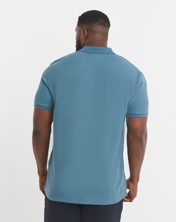 Jack & Jones Austin Waffle Polo - Blue